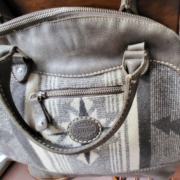 *RARE* Roots x Pendleton grey smoke bag...only one. Very collectible. - Picture 6 of 9